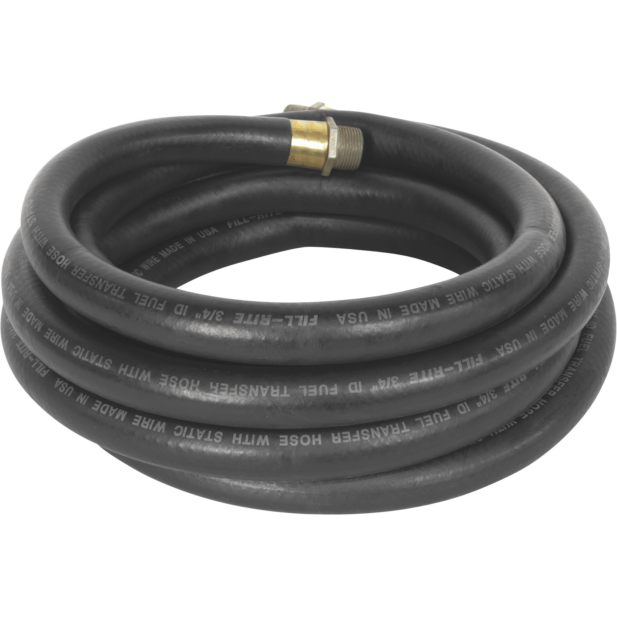 Fill-Rite Fuel Transfer Hose with Static Ground Wire, 3/4in. x 20ft., Model# FRH07520